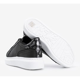 Černé robustní tenisky Aliccer černý 1