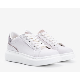 Béžové tenisky s robustní podrážkou Aliccer béžový 1