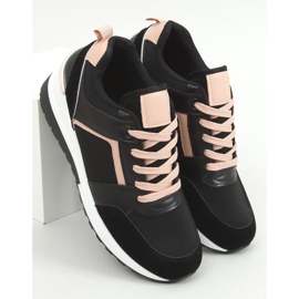 Černá P79 Černá klínová sportovní obuv 1