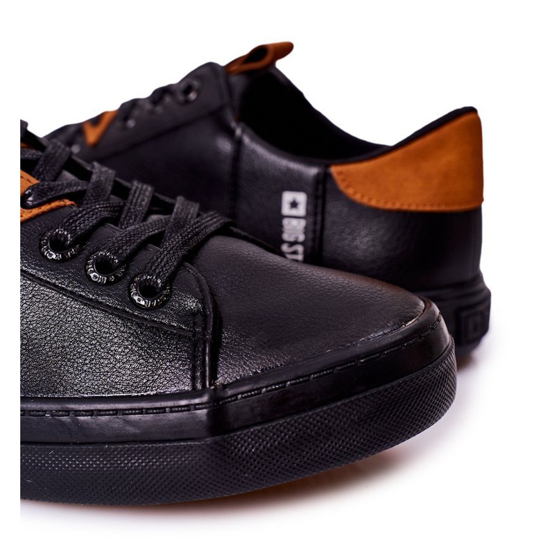 Pánské kožené tenisky Big Star GG174026 černé černá 1