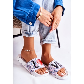 Dámské pantofle Big Star Love White DD274A256 bílý 1