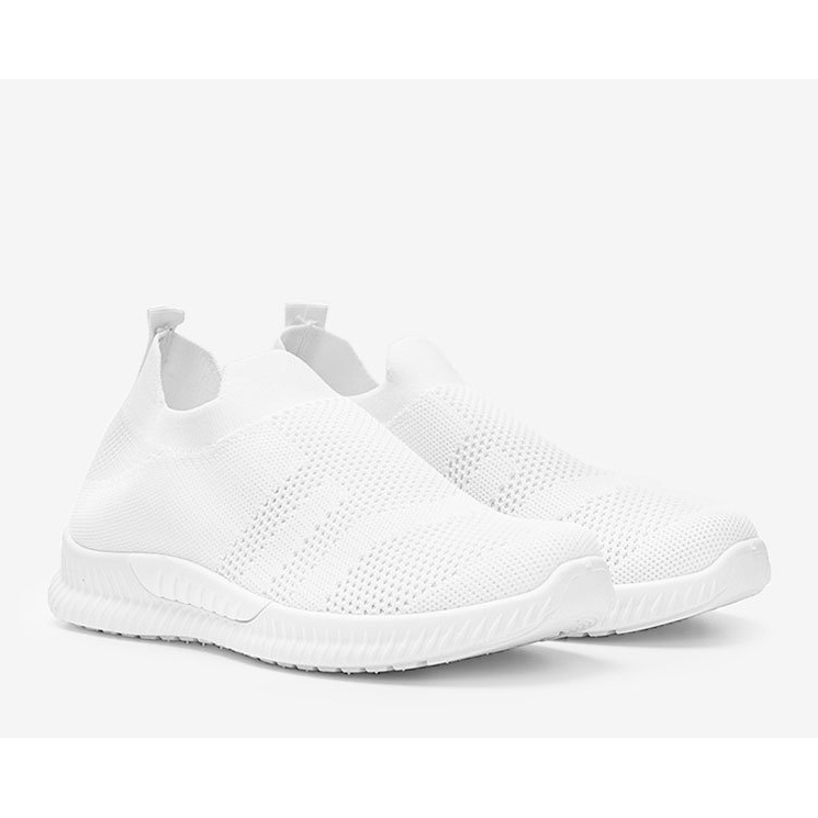 Bílé nazouvací sportovní boty nekonečna bílý 2