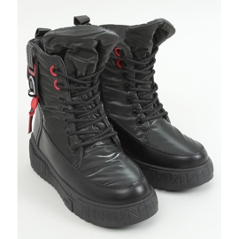 Černé dámské sněhové boty NB509P Black černý 1