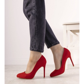 Červené lodičky na podpatku Dermeno 2 Červené lodičky na podpatku Dermeno 2