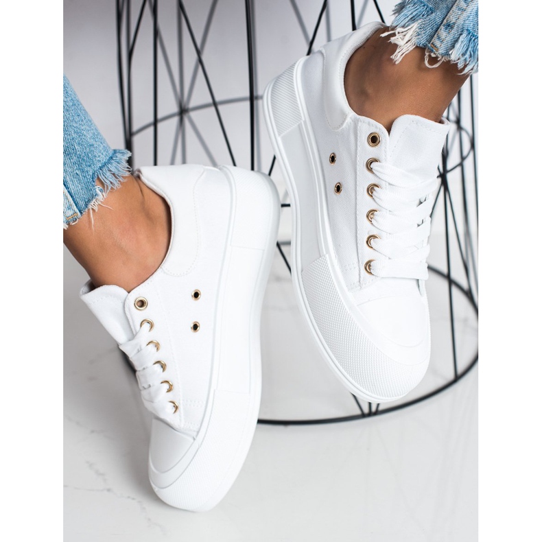 Goodin Klasické tenisky na platformě bílý 1