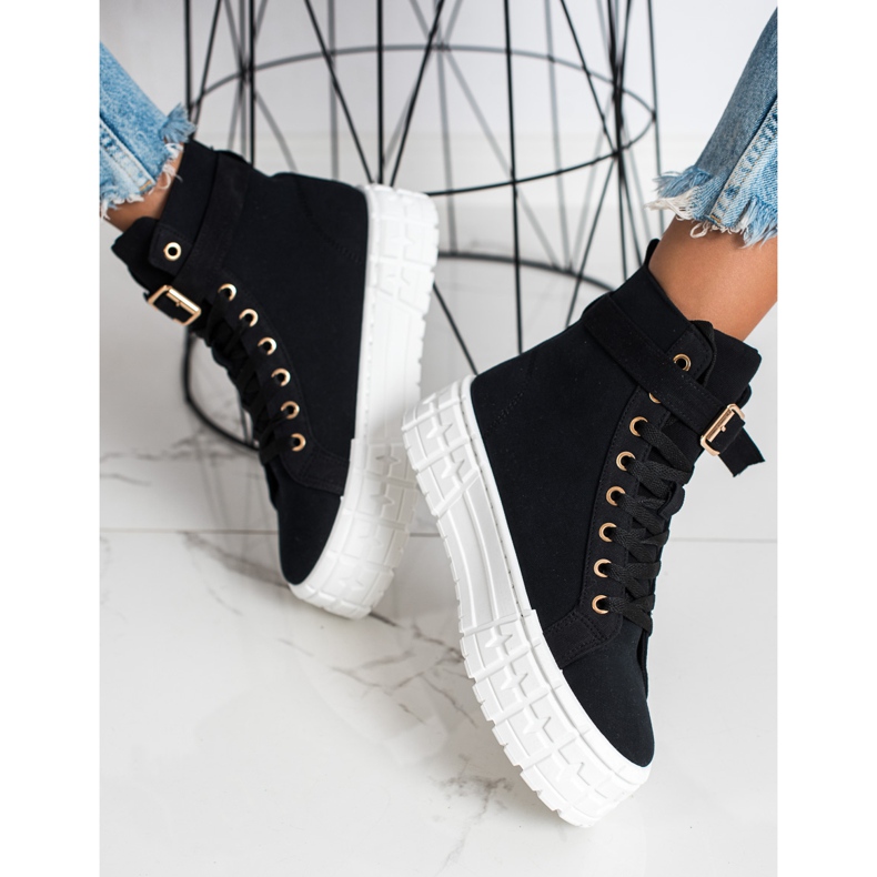 Goodin Tenisky Na Paltformu S Kapsou černá 2