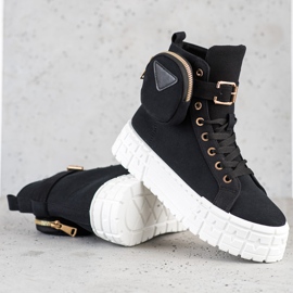 Goodin Tenisky Na Paltformu S Kapsou černý 1