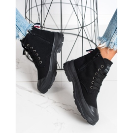 Goodin Tenisky s ozdobným zipem černý 1