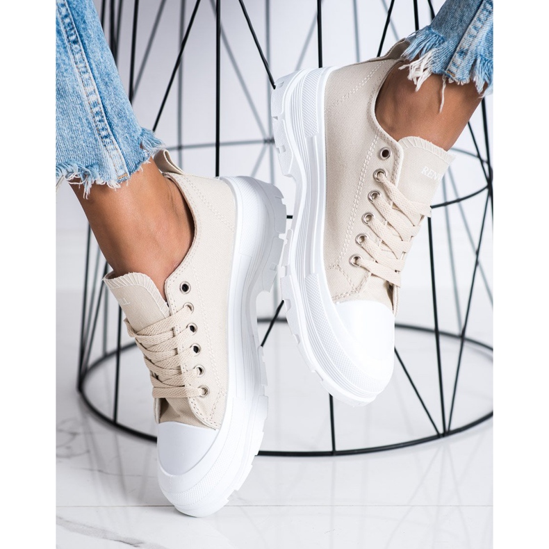 Goodin Tenisky Na Platformě béžový 2