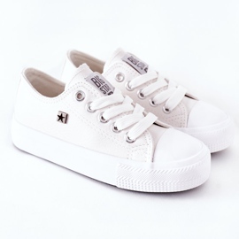 Dětské kožené tenisky Big Star FF374300 White bílý 2