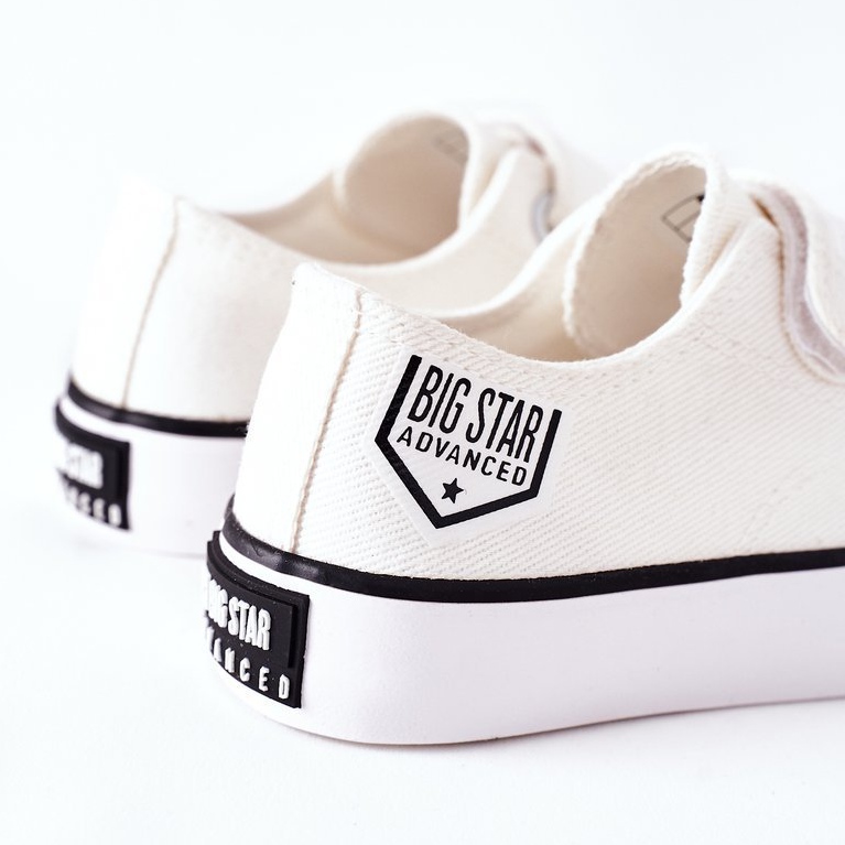 Dětské tenisky se suchým zipem Big Star FF374061 White bílý 2