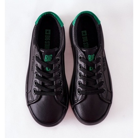 Dětské kožené tenisky Big Star DD374147 černé černý 2