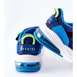 Dětská sportovní obuv se suchým zipem ABCKIDS modro-černá modrý 2