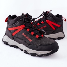 Dětské trekové boty Big Star GG374046 černé černá 1