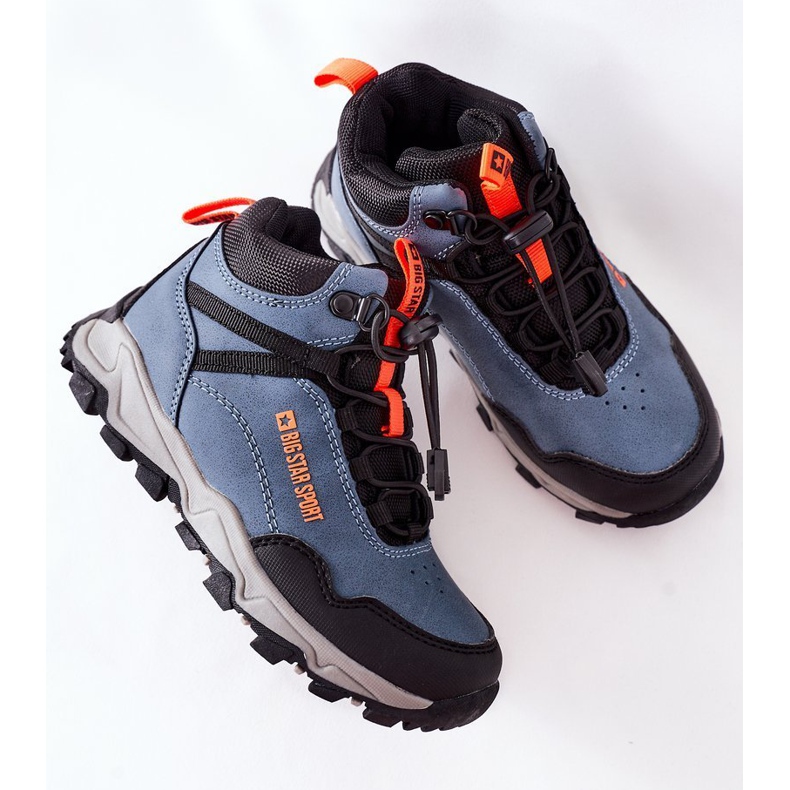 Dětské trekové boty Big Star GG374048 Navy Blue námořnická modř modrý 1