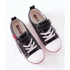Dětské kožené tenisky Big Star II374042 černé černá 1