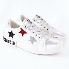 Dětské kožené tenisky Big Star II374032 White bílý 2