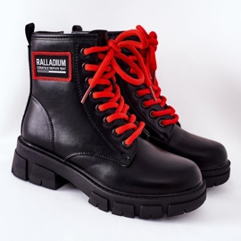 S.Barski Dětské černé teplé boty Fincastle černá černá 2