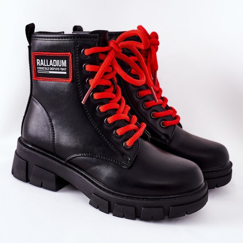 S.Barski Dětské černé teplé boty Fincastle černá černá 2