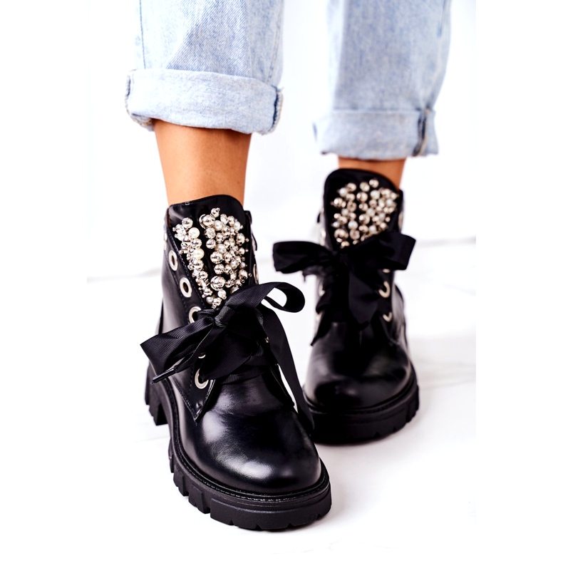 PS1 Teplí dělníci s kovovými perlami, černá Perla 4