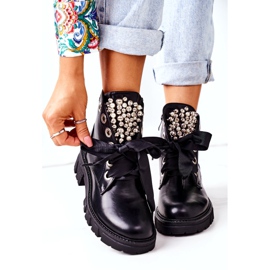 PS1 Teplí dělníci s kovovými perlami, černá Perla 5