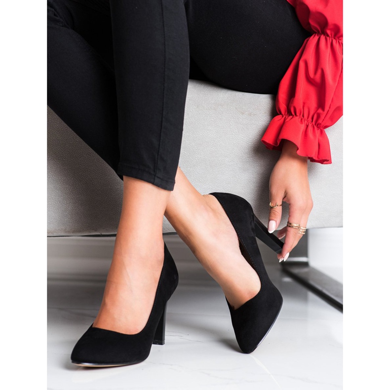 Sabatina Klasické lodičky na vysokém podpatku černá 1