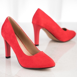 Sabatina Klasické lodičky na vysokém podpatku červené 2
