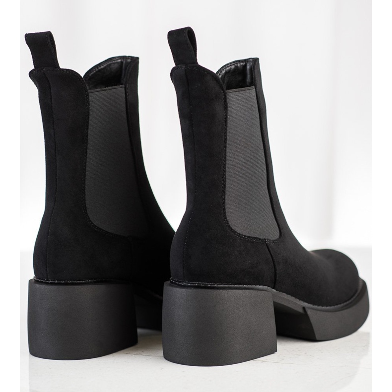 Filippo Vysoké Chelsea Boty Na Platformě černý 1