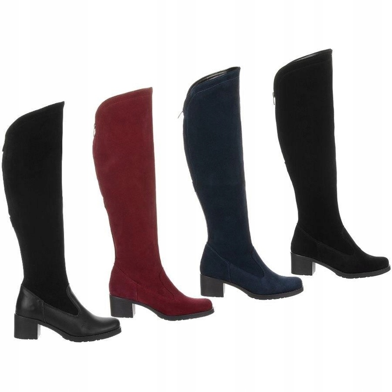 Olivier Černé zateplené boty Agnes černý 6