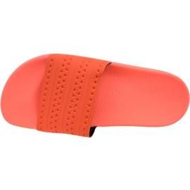 Pantofle Adidas Adilette Slides BY9905 červený pomerančový 2