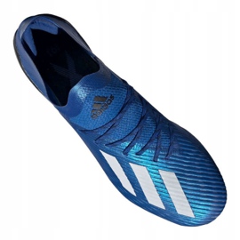 Boty Adidas X 19.1 Fg M EG7126 modrý 3