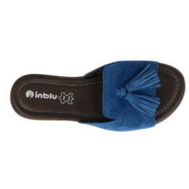Inblu pantofle dámské boty 158D150 modrý 2