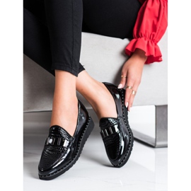 Filippo Módní kožené boty černá 2