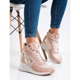 Vysoké tenisky VINCEZA růžový 2