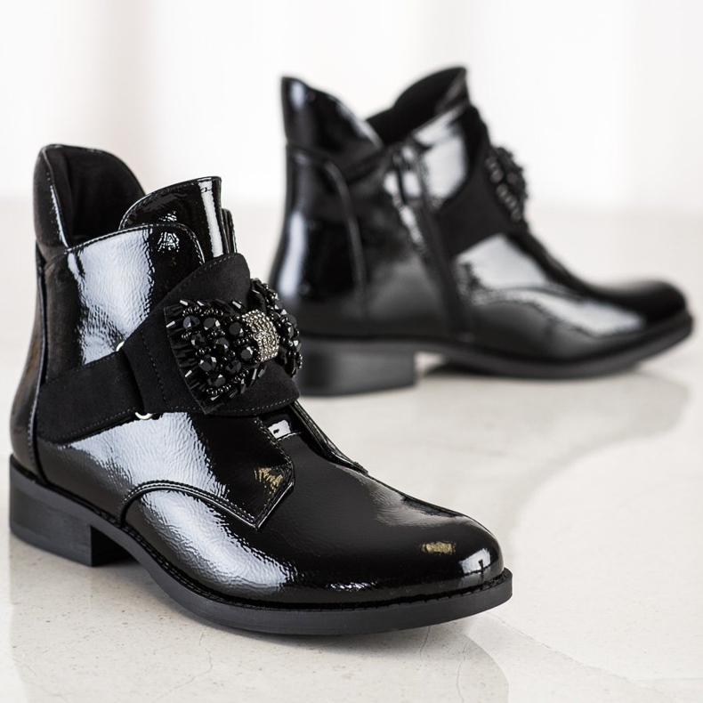 S. BARSKI Elegantní boty S.BARSKI černý 1