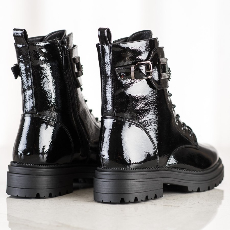 S. BARSKI Lakovaní pracovníci s řetězem S.BARSKI černá 1