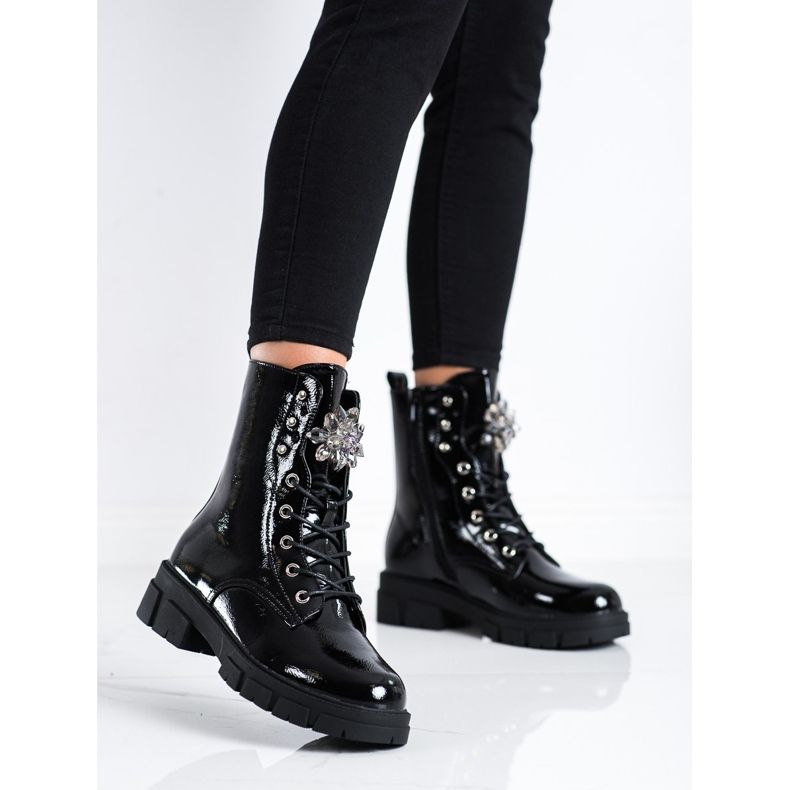 S. BARSKI Dělníci s krystalovým ornamentem S.BARSKI černá 1