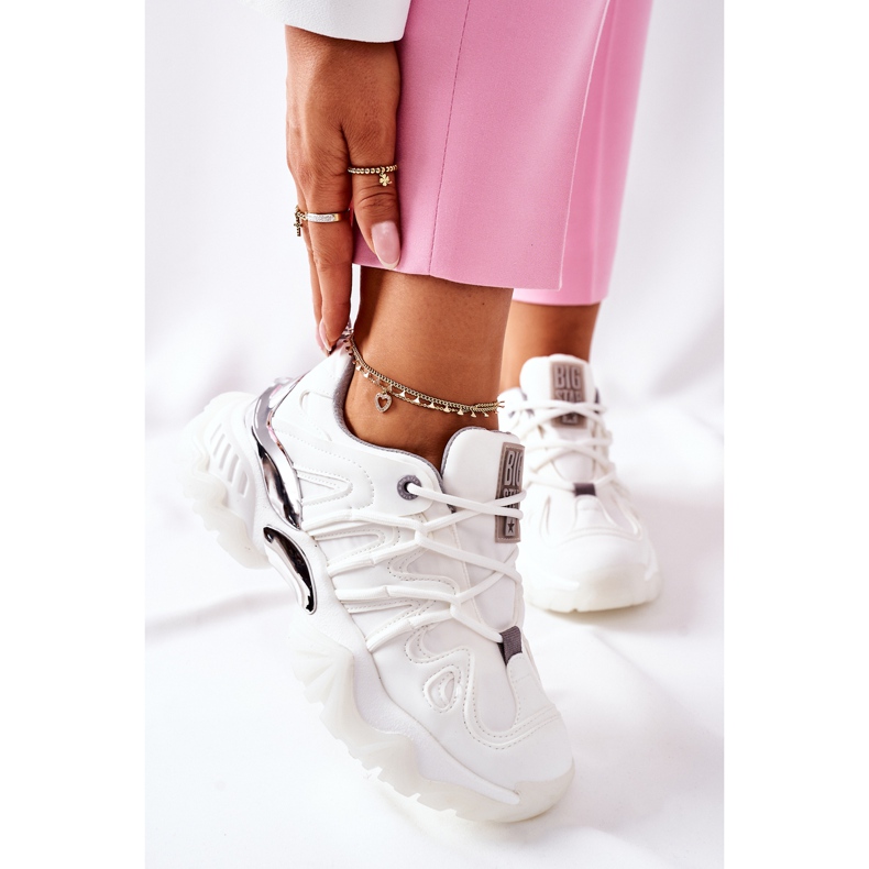 Dámská sportovní obuv Memory Foam Big Star II274088 White bílý 2 Dámská sportovní obuv Memory Foam Big Star II274088 White bílý 2