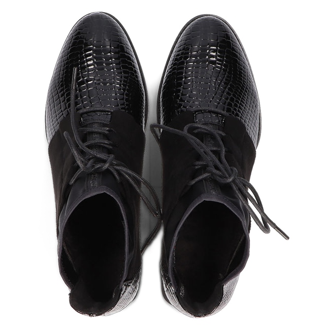 Dámské boty Kožené Filippo černé DBT3034 / 21 BK černá 4