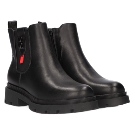 Dámské černé boty Filippo DBT3085 / 21 BK černý 4