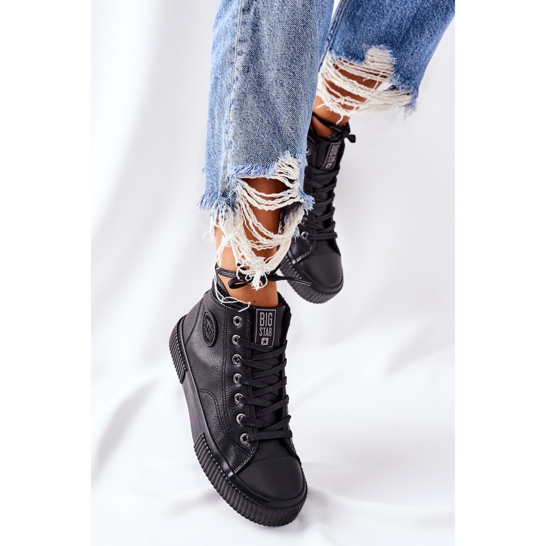 Tenisky Big Star II274157 s vysokou izolací černé černá 2