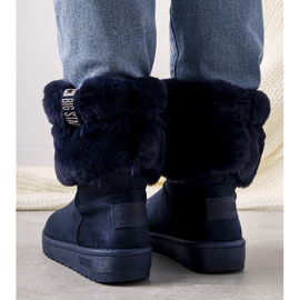 Dámská sněhová obuv Drave Navy Blue Big Star námořnická modř 1