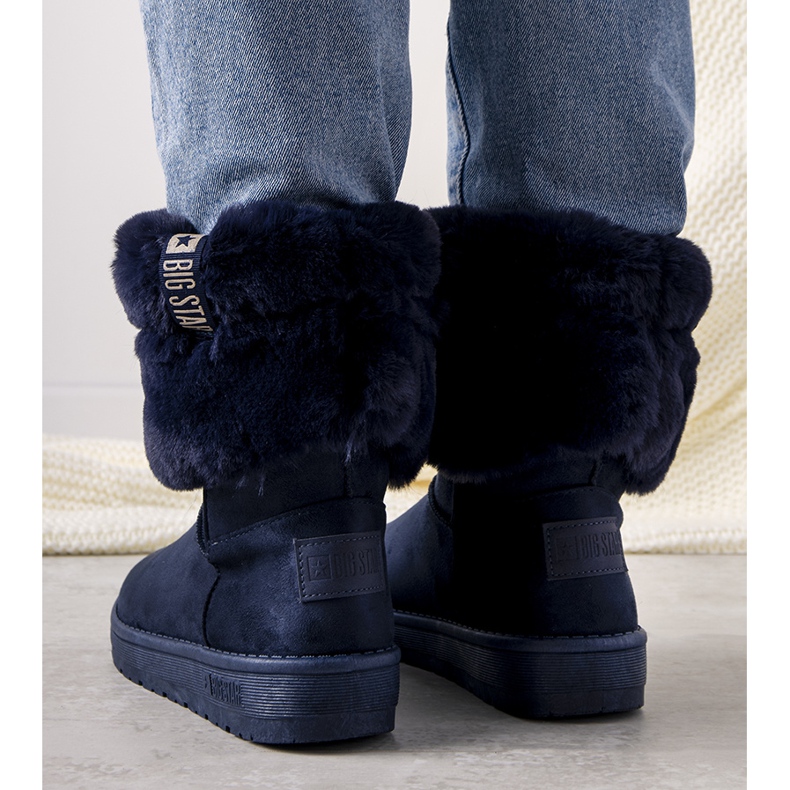Dámská sněhová obuv Drave Navy Blue Big Star námořnická modř 1