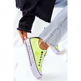 Tenisky na platformě The Big Star II274022 Neon Yellow žlutá 2