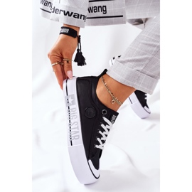 Tenisky na černé platformě The Big Star II274019 černá 1