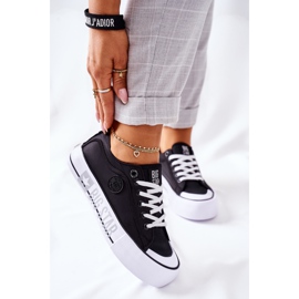 Tenisky na černé platformě The Big Star II274019 černá 2