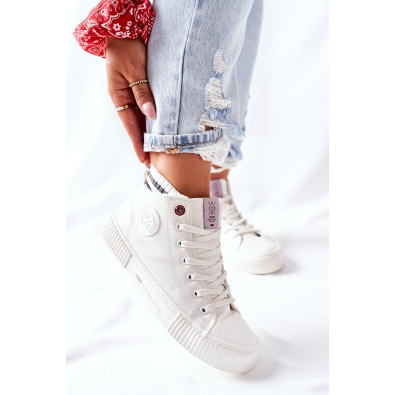 Dámské tenisky Cross Jeans High White II2R4022 bílý 2