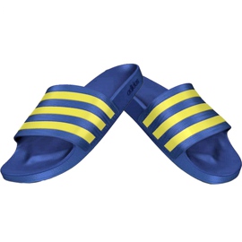 Pantofle Adidas Adilette Aqua EG1759 modrý žluť 1
