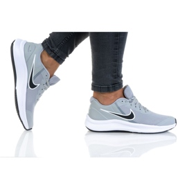 Boty Nike Star Runner 3 (GS) W DA2776-005 šedá 1 Boty Nike Star Runner 3 (GS) W DA2776-005 šedá 1