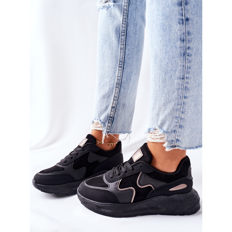 PE1 Dámská sportovní obuv Tenisky Black Bethell černá 1